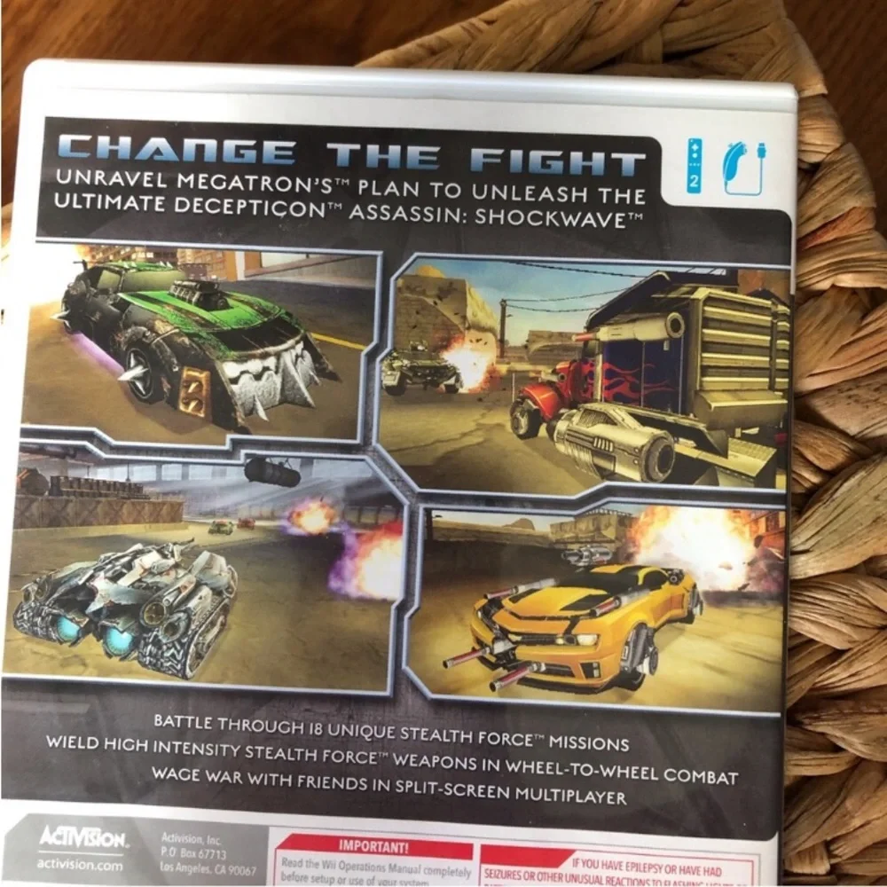 Transformers: Dark Side of the Moon (Stealth force edition) Video Game for Wii